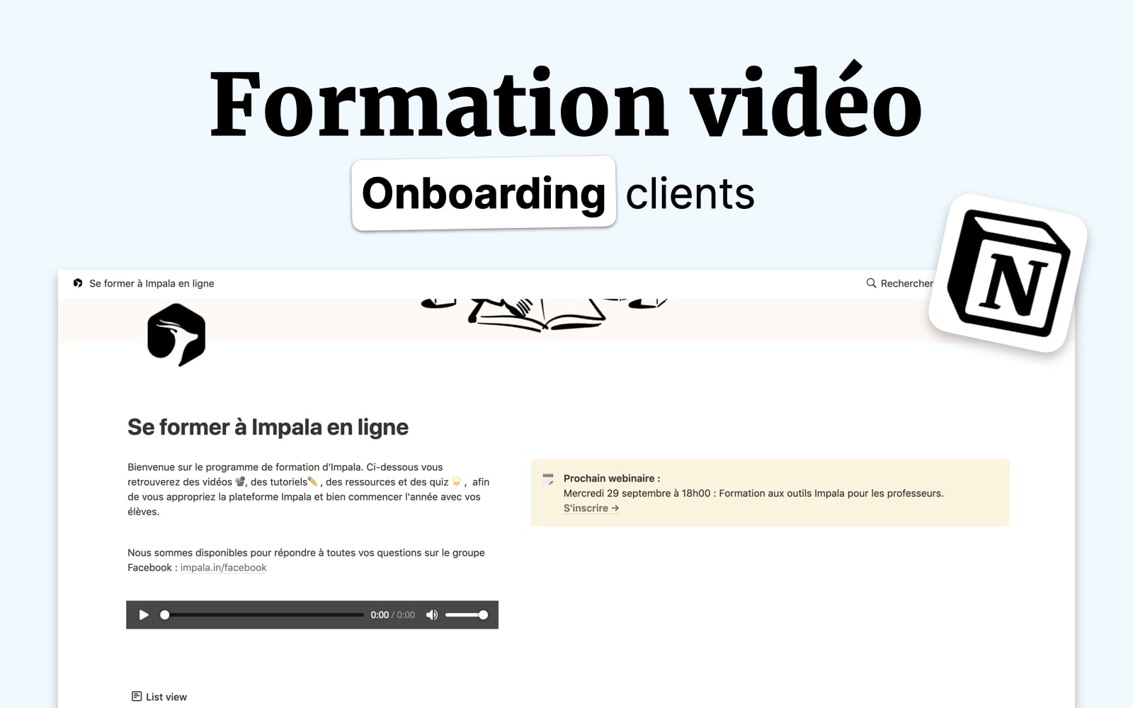 formation video onboarding